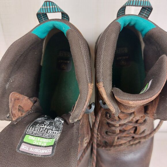 Ariat Women's 7.5C Casual Mid Lace SD Composite Toe Brown Work Boots #10020097 - Picture 7 of 7